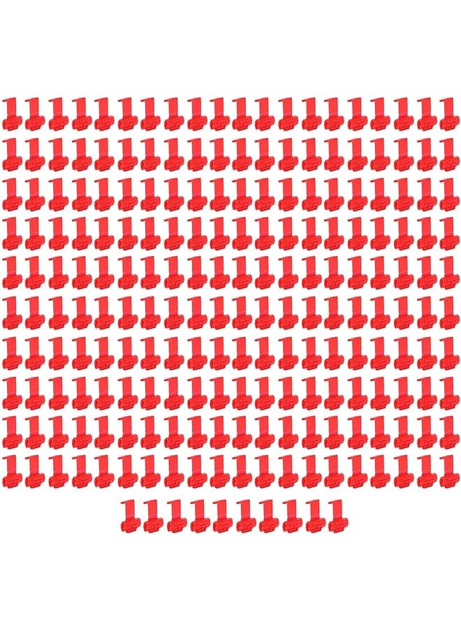 PROMASS promass 210Pcs Quick Splice Wire Terminals Insulated Electric Wire Crimp Connectors for Electrical Controls and Power Supplies(Red)  - Image 1