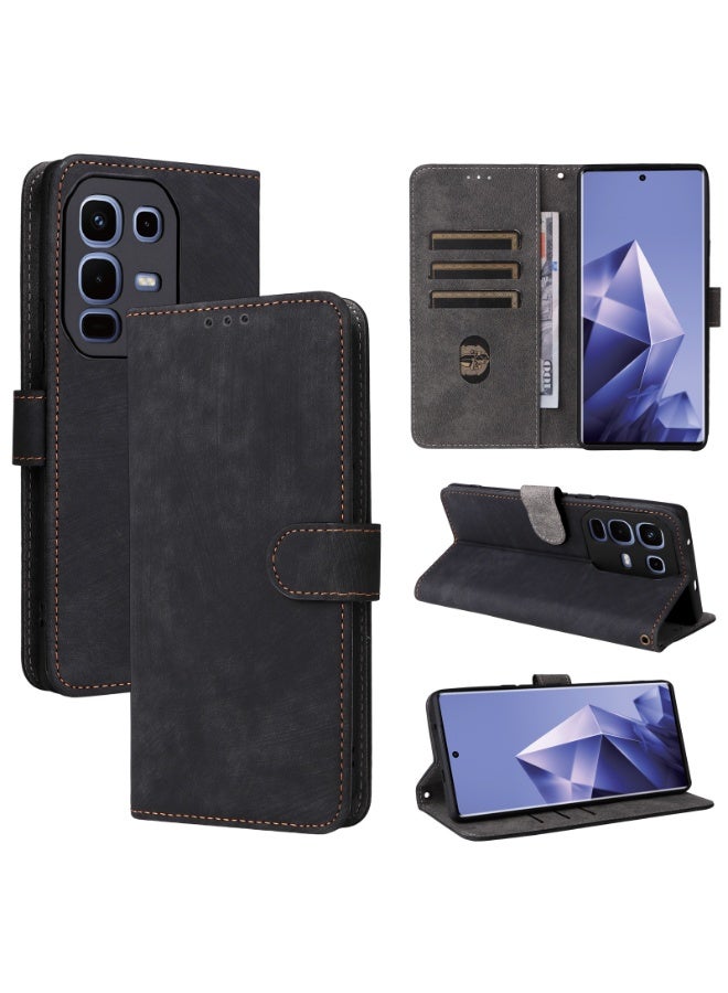 Fankalo Phone Case for Infinix Note 50s with RFID Security Protection Flip PU Leather Wallet Case with Card Holder Shockproof Protective Cover  - Image 1