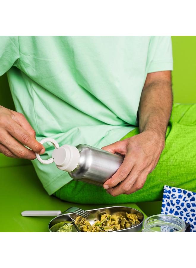 زبون قارورة ماء، ستانلس ستيل/بيج، 0.5 لتر - Image 5