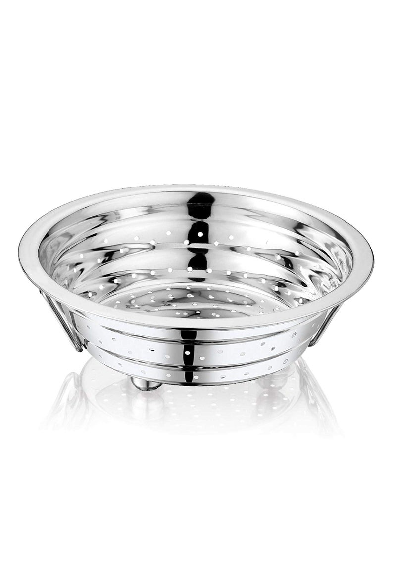 TIARA - AAKRUTI No. 3 Colander Stainless Steel, Washing Bowl, Strainer for Kitchen 1pc (Medium) - Image 1