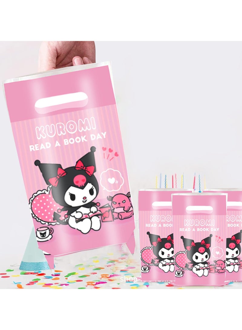 Sanrio 20PCS Sanrio Kuromi Birthday Party Supplies, Cartoon Candy Bags, Tote Bags, Kids Gift Bags, Birthday Party Decorations for Adults - Image 3