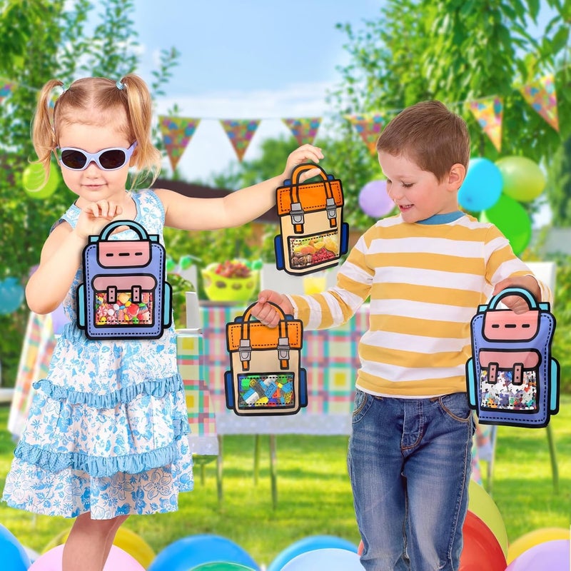 SV Traders Bag Theme Guddy Bags Pack Of 25 Pcs For Return Gifts For Kids(18 * 21Cm),Multicolor - Image 4
