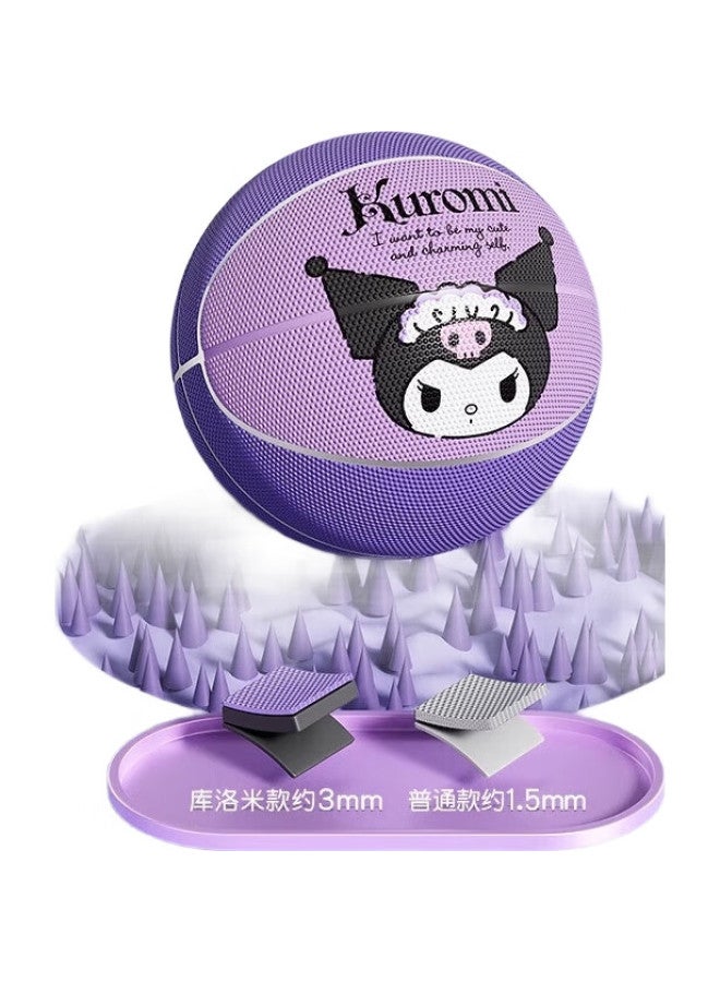 WEST Xixia Kuromi Basketball, Size 5, Children'S Toy Ball, Kindergarten Professional Training, For 4-12 Year Olds, Elementary School Students, Gift, Birthday Present - Image 2