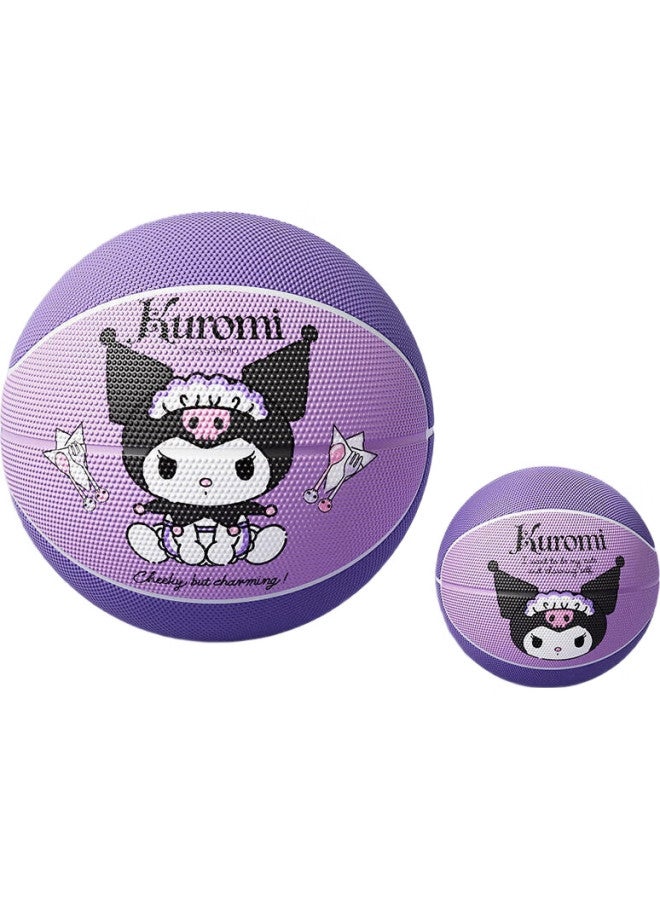 WEST Xixia Kuromi Basketball, Size 5, Children'S Toy Ball, Kindergarten Professional Training, For 4-12 Year Olds, Elementary School Students, Gift, Birthday Present - Image 3