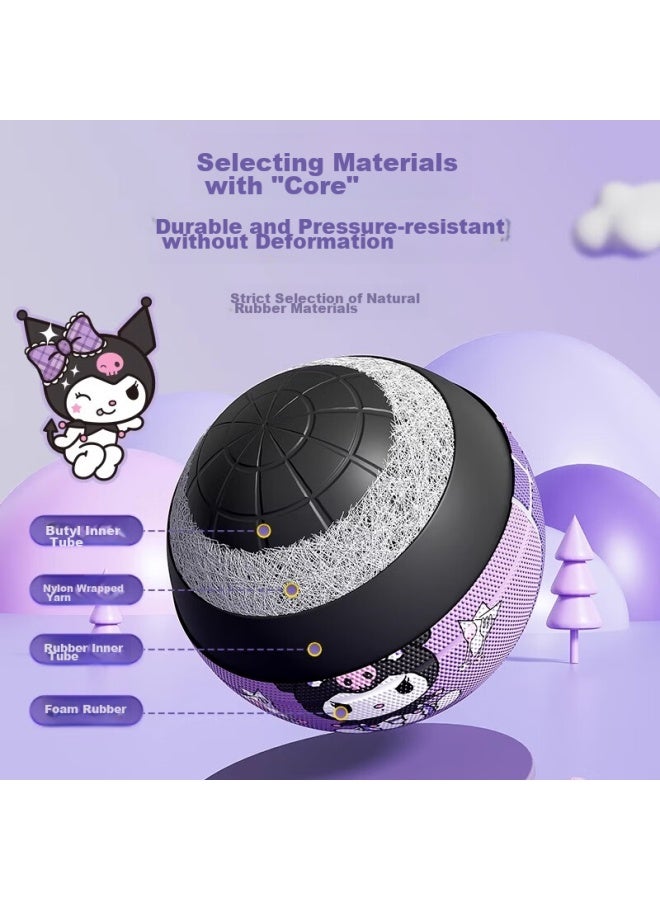 WEST Xixia Kuromi Basketball, Size 5, Children's Toy Ball, Kindergarten Professional Training, For 4-12 Year Olds, Elementary School Students, Gift, Birthday Present - Image 3