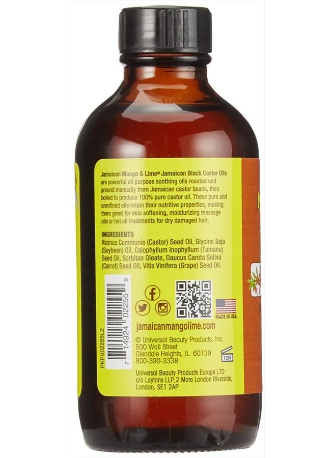 Jamaican Mango & Lime Black Castor Oil 4 oz - Image 2