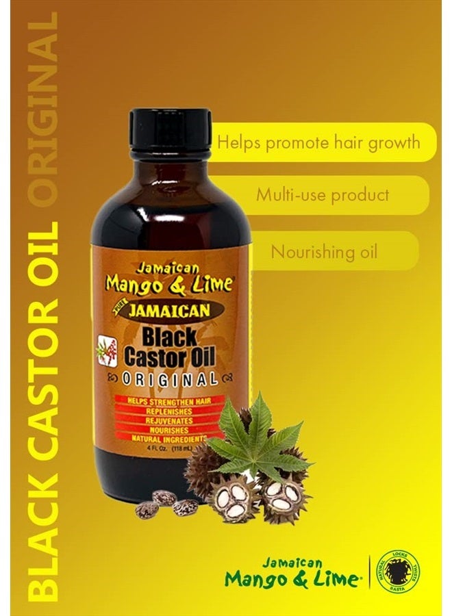 Jamaican Mango & Lime Black Castor Oil 4 oz - Image 4