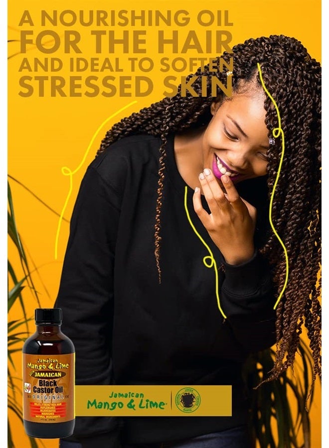 Jamaican Mango & Lime Black Castor Oil 4 oz - Image 5