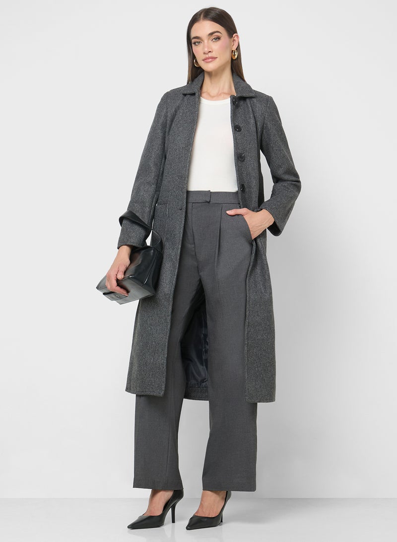 ELLA Longline Over Coat - Image 4