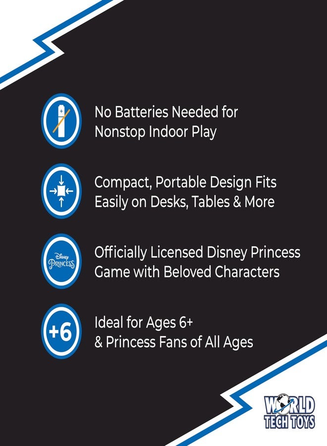 World Tech Toys Disney Princesses Tabletop Bowling Game, Spring Launcher, Auto-Reset Pins - Image 5