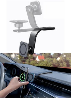 Generic Magnetic Car Phone Charger Holder 360° Rotatable Car Chargerable Phone Mount Strong Magnets Bendable Memory Car Mount for All Dashboards  - Image 1