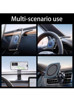 Generic Magnetic Car Phone Charger Holder 360° Rotatable Car Chargerable Phone Mount Strong Magnets Bendable Memory Car Mount for All Dashboards  - Image 5