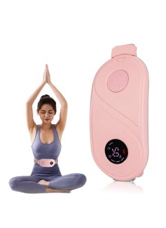 SYOSI Heating Pads, Portable Heating Pad for Back Pain Relief, Fast Period Pain Relief Heated Waist Pad with 3 Heat Levels and 3 Massage Modes, Back or Belly Heating Pad, Ideal Gifts for Women  - Image 1