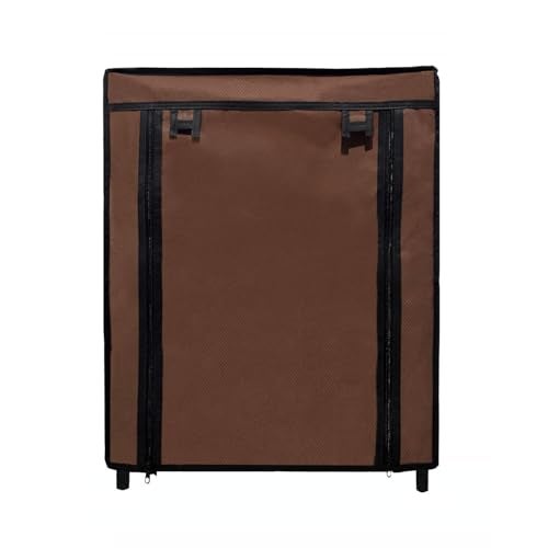 PHILOSHOP Multipurpose| 5 Layer Shoe Rack for Home Improvement Furniture & Adjustable Shelf| Chappal Stand| Brown - Image 1