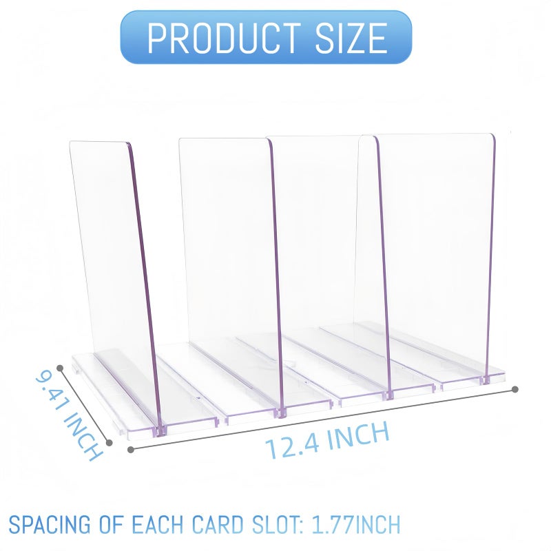 NUOLUTH Gift Bag Storage Organizer:Acrylic reusable grocery bag organizer bag, Adjustable Shelf Divider Bag Organizer for Small Closet Upgraded to four partitions for more convenient storage - Image 3
