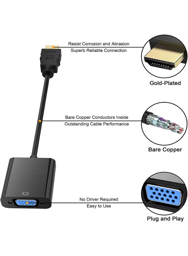 HDMI Cable Adapter HDTV to VGA - Image 2