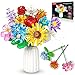 Linkowin Flower Bouquet Building Set980PCS Creative DIY Plant Bouquet Decoration12 Artificial Flowers Botanical for Adults Women Girls Ages 6Idea Gifts for Mothers Day Birthdays No Vase - Image 3