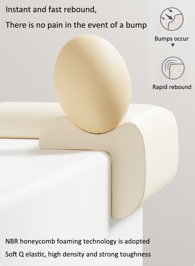 Aissiora Furniture Corner Protectors 10 PCS Anti-Collision Soft Wrap Safety Bumpers for Baby Infant Table Edges Protective Cushions for Home Daily Use - Image 3