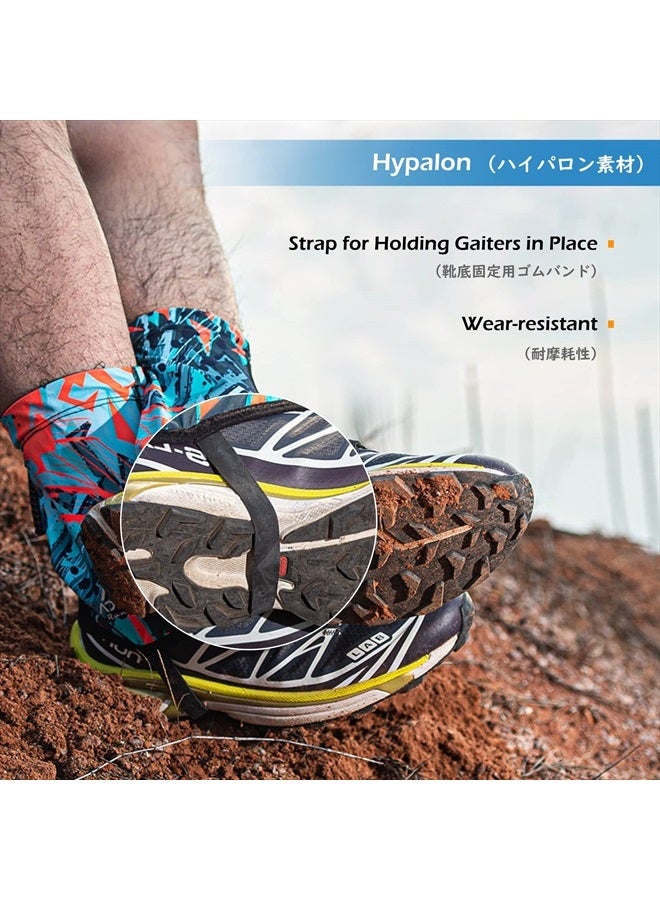 TRIWONDER Gaiters for Hiking Gators Waterproof Shoe Gaiters Rain Snow Boot Gators Men Women Ankle Leg Gaiters for Hunting, Trail Running, Mountaineering, Rocky Terrain, Snow & Ice (Green, Large) - Image 4