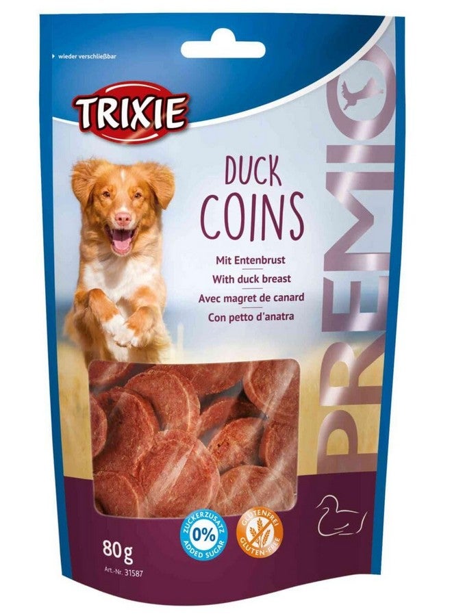 Trixie Premio Duck Coin Dog Treat And  Mint Toothpaste For Oral & Dental Care Of Dogs - Image 1