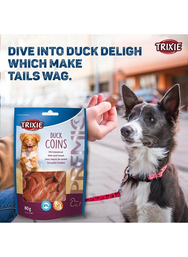 Trixie Premio Duck Coin Dog Treat And  Mint Toothpaste For Oral & Dental Care Of Dogs - Image 2