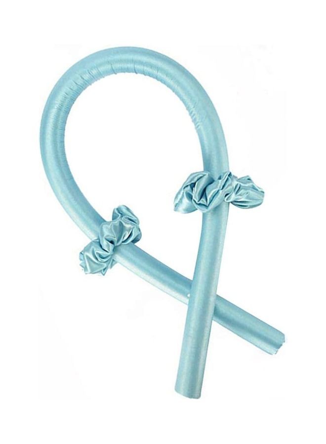 NIBEMINENT Heatless Hair Styling Ribbon Set Blue - Image 4