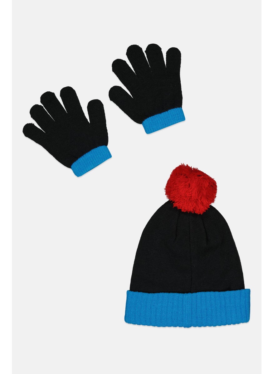 Women 2 Piece Brand Logo Beanie And Gloves, Black Combo - pzsku/ZC833F22E658187126446Z/45/_/1727881970/cb7ab6f4-338c-4bce-88c5-9c00ab3fc1f8