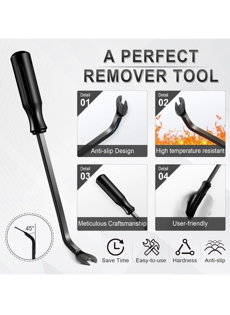 Oasisgalore 5 pcs Auto Trim Removal Tool Kit, No-Scratch Pry Tools for Vehicle Interior Panel & Clip Removal (Black)  - Image 4