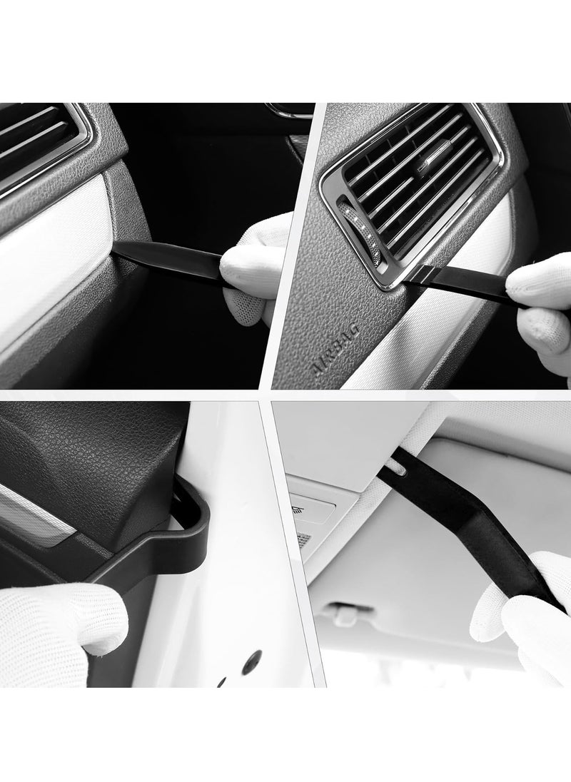 Oasisgalore - 5 pcs Auto Trim Removal Tool Kit, No-Scratch Pry Tools for Vehicle Interior Panel & Clip Removal (Black) - Image 1