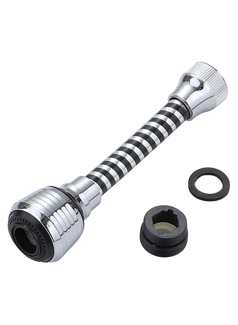 رشاش صنبور مرن فضي * اسود - Image 3