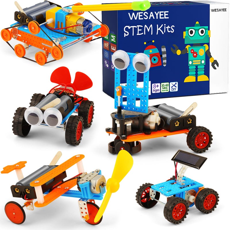 WESAYEE STEM Science Kits for Kids 812 Robotics Robot Building Car Kit STEM Toys for Boys Robots Craft 810 Science Activities Experiment Engineering Project Electronics 8 10 12 14 Year Old Boy Gifts - Image 3