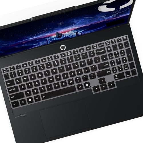 RAYA Silicone Keyboard Skin Cover for 2026 Lenovo Legion Pro 5 & Legion Pro 7 16inch Laptops (Black) - Image 1