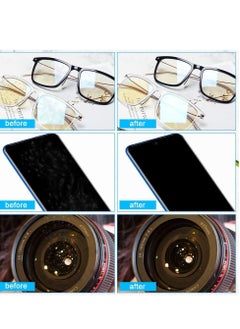 Excefore Microfiber Cleaning Cloth Glasses Lint Free Polishing for LCD Screens Lenses Camera Cell Phone Tablets, Black Grey 20Pcs  - Image 4