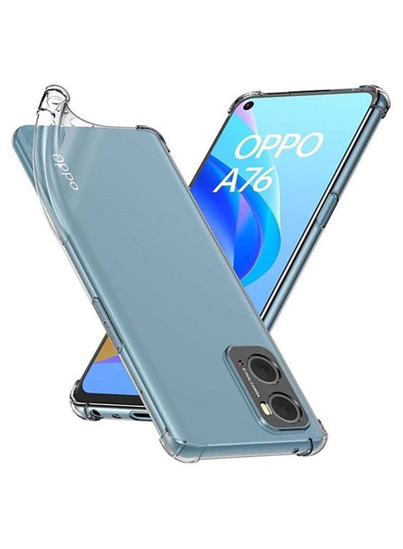 جراب شفاف ومضاد للصدمات لهاتف اوبو ايه 76 وايه 36 Oppo A76 & Oppo A36 & Oppo A 96
