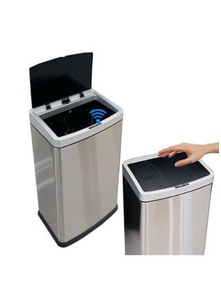 60L, Sensor opening garbage bin, Soft Closing Stainless Steel Automatic Motion Sensor Trash Can, Touchless Sensor Garbage Bin - pzsku/ZC834872AE2A44FC0B59BZ/45/_/1707119821/2c16be9e-1b28-452d-b61b-9a8ff1b11236