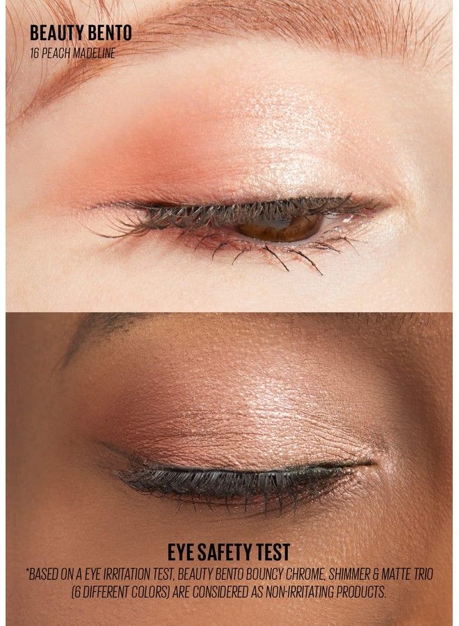 KAJA Beauty Bento Collection Bouncy Eyeshadow Trio : 16 Peach Madeline : Nude Peach Tone : Vegan Cruelty free - Image 5
