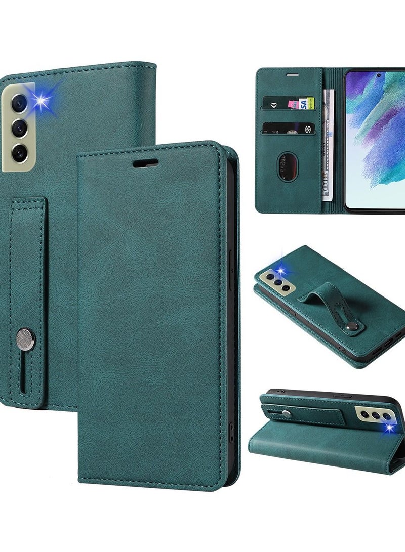 Loquat Suitable For Samsung Solid Color Magnetic Flip Phone Case  - Image 1