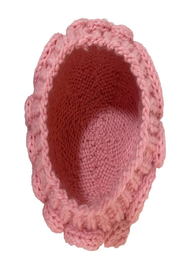 BIBITIME Unisex Handmade Knitted Brain Beanie Cap Halloween Hat Christmas Hats (Made to fit Average Adult, Pink) - Image 5