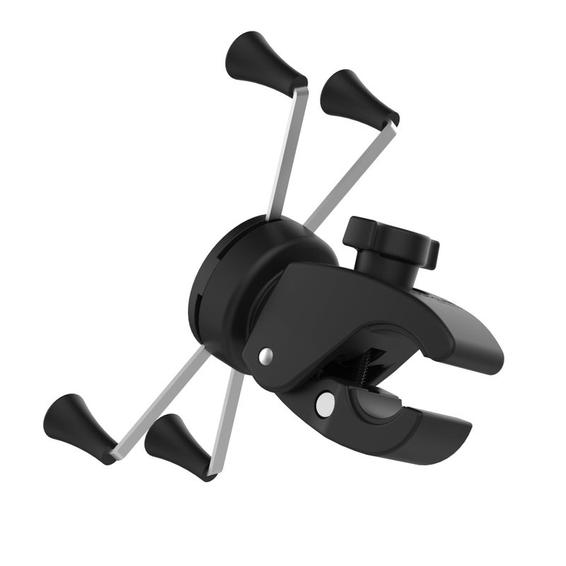 RAM MOUNTS X-Grip Large Phone Mount with Low-Profile RAM Tough-Claw RAM-HOL-UN10-400-2U for Rails 0.625" to 1.14" in Diameter - Image 4