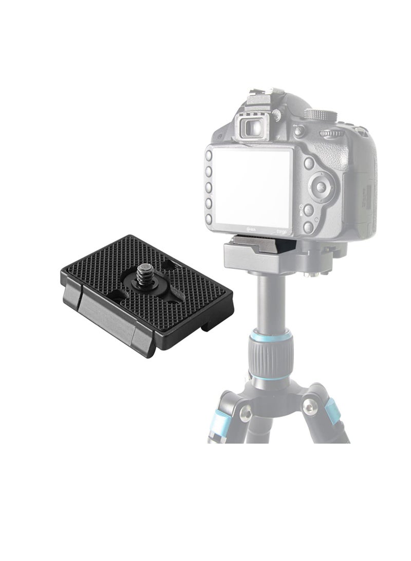 2 Pack Quick Release Plate, with 1/4"-20 Screw for Bogen 3157N Manfrotto 200PL-14 RC2 Camera Tripod(BHQ2 128RC/128RCNAT、141RC/141RCNAT、222/234RC、323、390/390B/390RC、352RC/308RC、460MG、486RC2