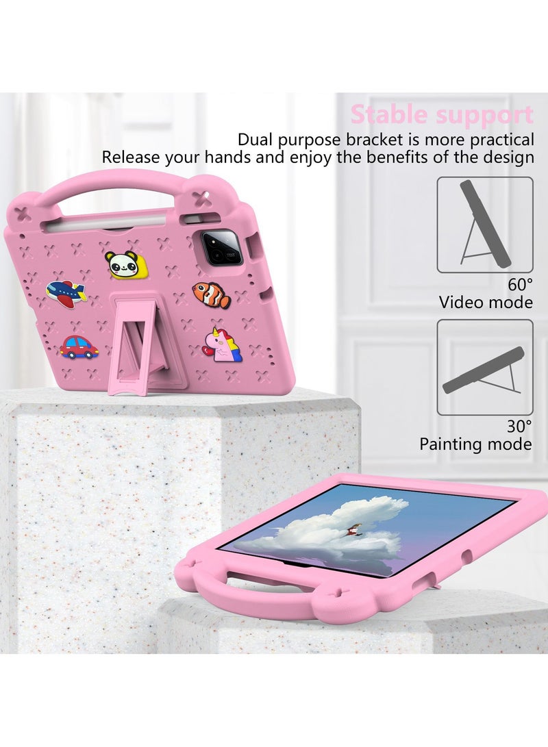 Kids Case Compatible xiaomi pad7/pad7pro 11.2(2024) , Heavy Duty EVA Foam Shockproof Case Kids Anti Tablet Case with Stand - Image 4