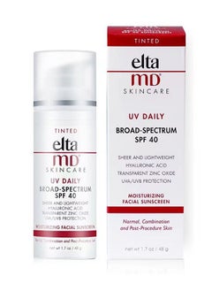 Elta MD UV Daily Face Sunscreen with Zinc Oxide, SPF 40 Facial Sunscreen, Helps Hydrate Skin and Decrease Wrinkles, Lightweight Face Moisturizer Sunscreen, Absorbs into Skin Quickly, 1.7 Oz  - Image 5