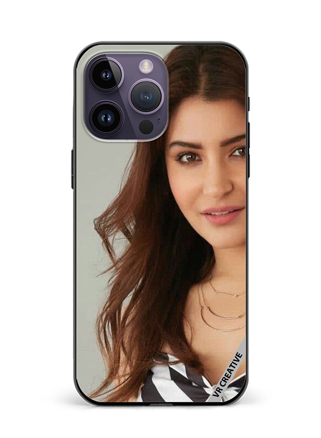 Protective Case Cover For Apple iPhone 16 Pro Max Bollywood Actress Anushka Sharma Design Multicolour