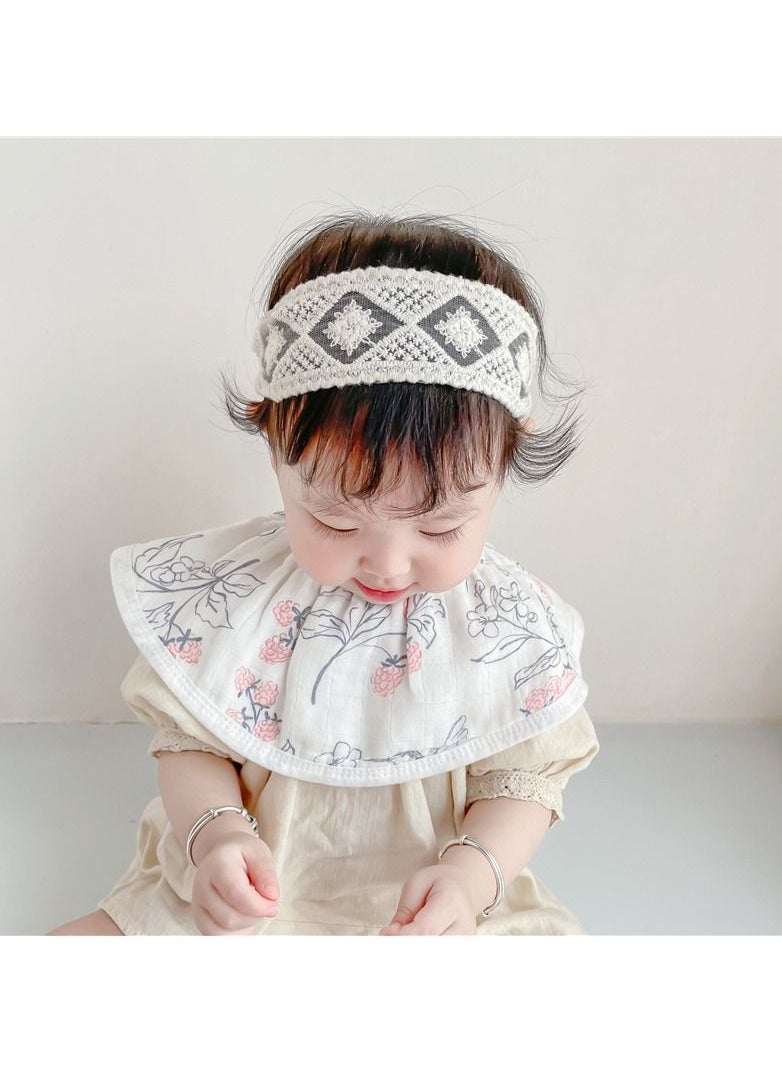 Loquat Pure Cotton Cartoon Printing Baby Bib 