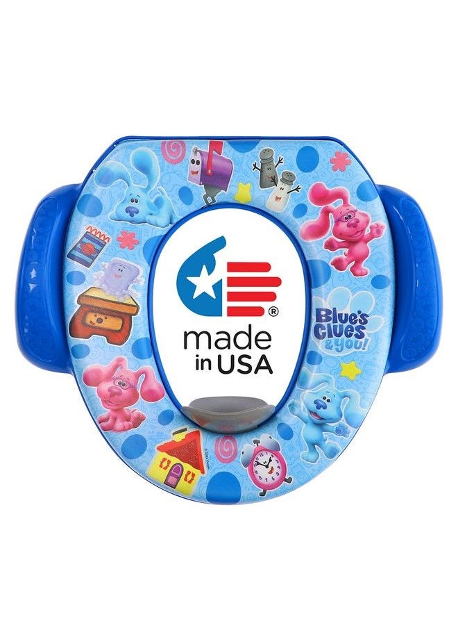 nickelodeon Blue Clues Soft Potty Seat And Potty Training Seat Soft Cushion Baby Potty Training Safe Easy To Clean  - Image 1