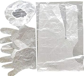 Quupy 22 PCS Hair Dye Kit Coloring DIY Beauty Salon Tool Kit Disposable hair shawl Brush Comb Hair Tinting Bowl Dye Brush Ear Cover Gloves for Salon Hair Dye Tools - Image 3
