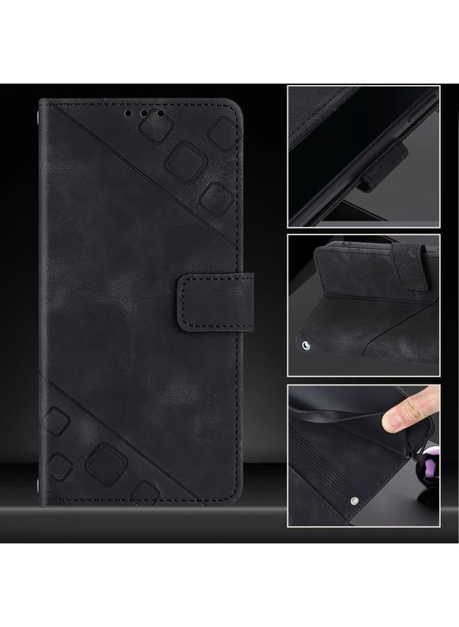 اس-توب جراب لهاتف Samsung Galaxy M62 مصنوع من الجلد المنقوش بملمس الجلد - Image 5