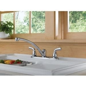 DELTA FAUCET B2310LF Deck-Mount, 9.25 x 10.63 x 9.25 inches, Chrome - Image 2