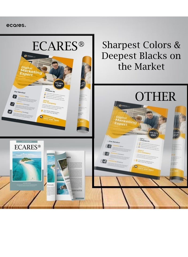 ECARES® CE313A Compatible Toner Cartridge Replacement  for HP Laserjet Pro CP1021 CP1025 CP1026nw LaserJet Pro 100 color MFP M175nw LaserJet Pro 200 M275NW (MARGENTA) - Image 2