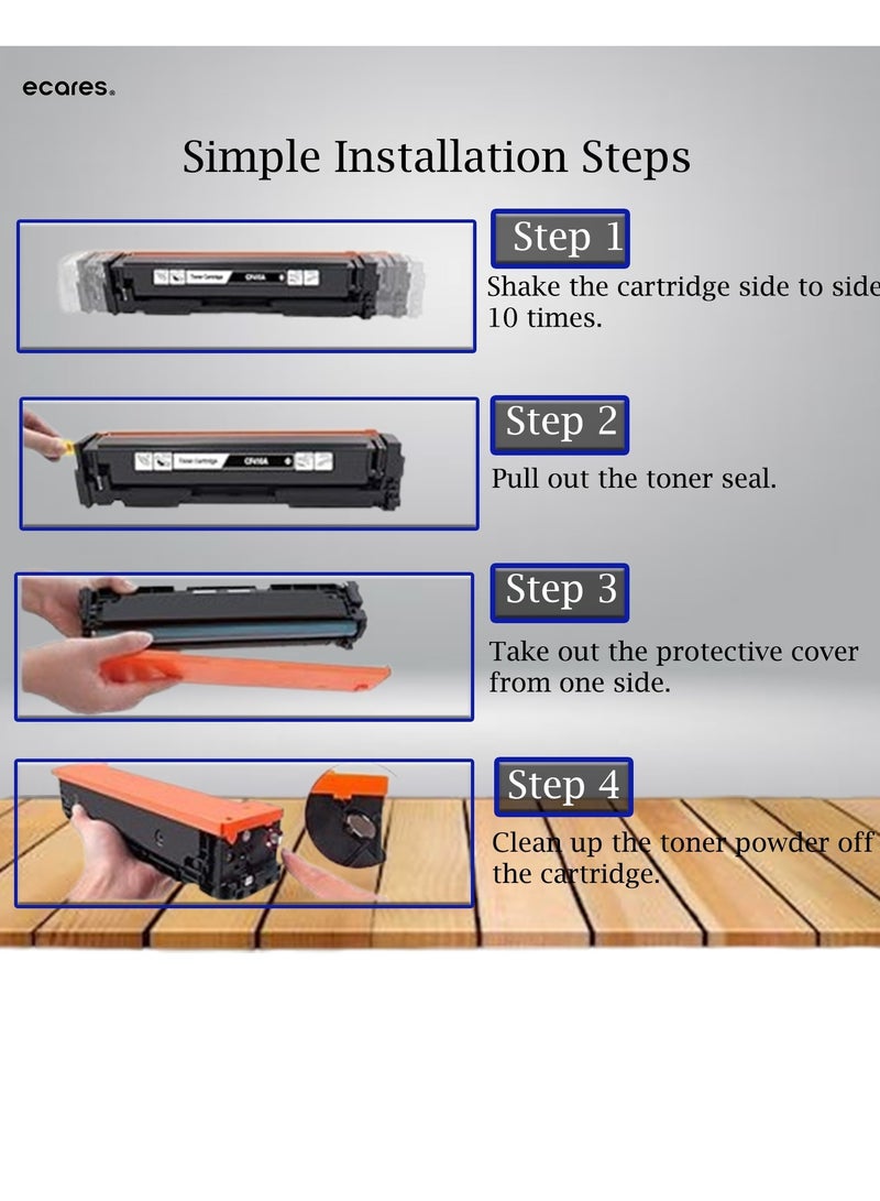 ECARES® CE313A Compatible Toner Cartridge Replacement  for HP Laserjet Pro CP1021 CP1025 CP1026nw LaserJet Pro 100 color MFP M175nw LaserJet Pro 200 M275NW (MARGENTA) - Image 4